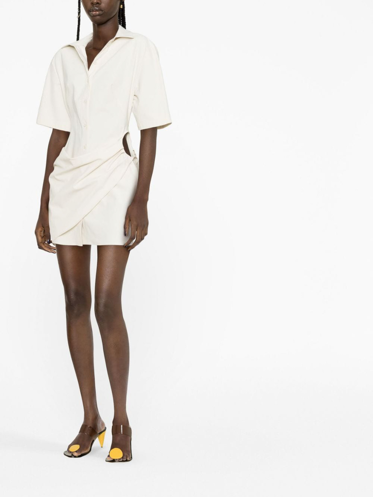 Shop Jacquemus The Dress Shirt In White