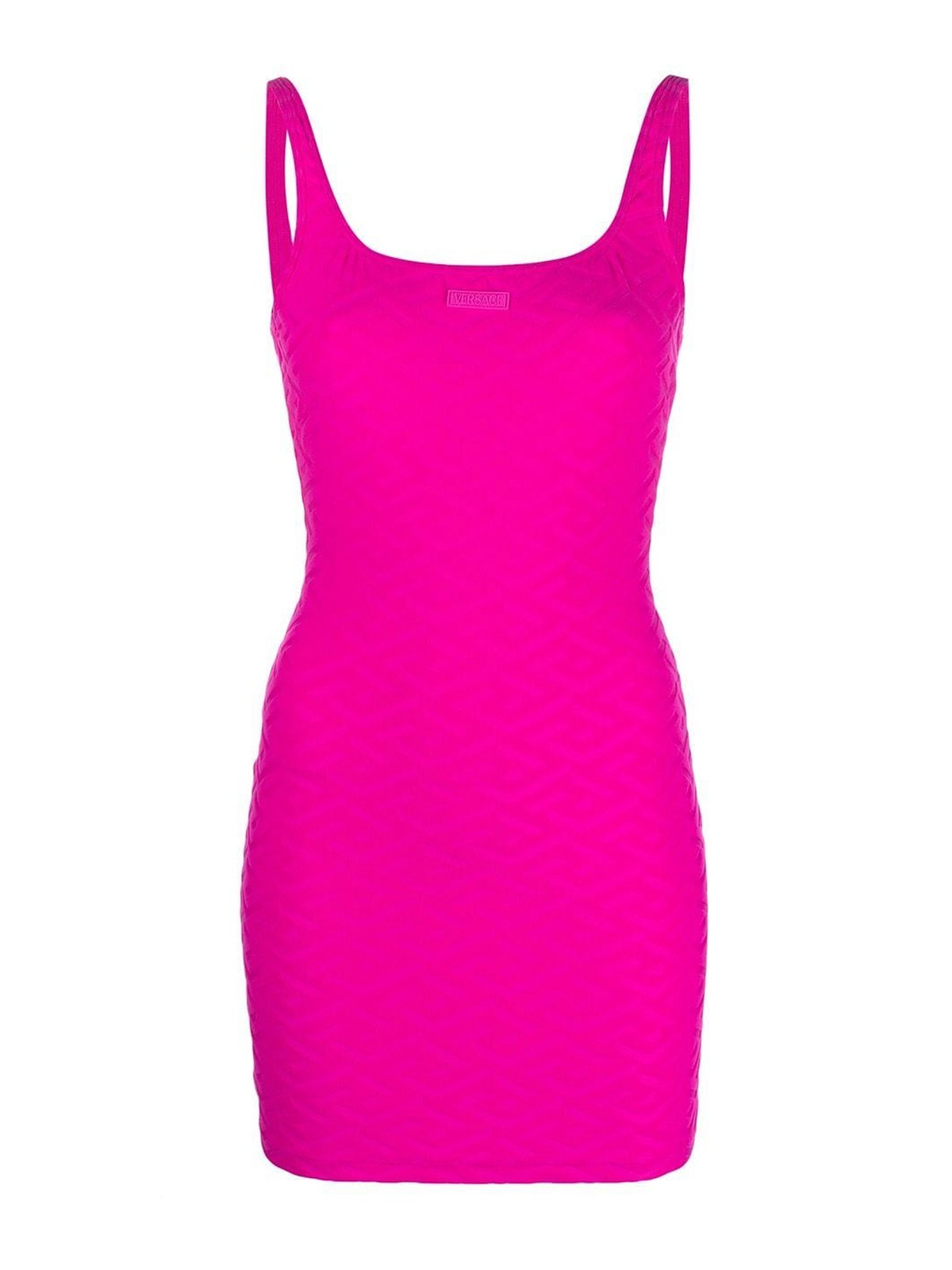 Versace Logo patch sleeveless bodycon dress|10086041A061981PK30 Versace Logo patch sleeveless bodycon dress|10086041A061981PK30