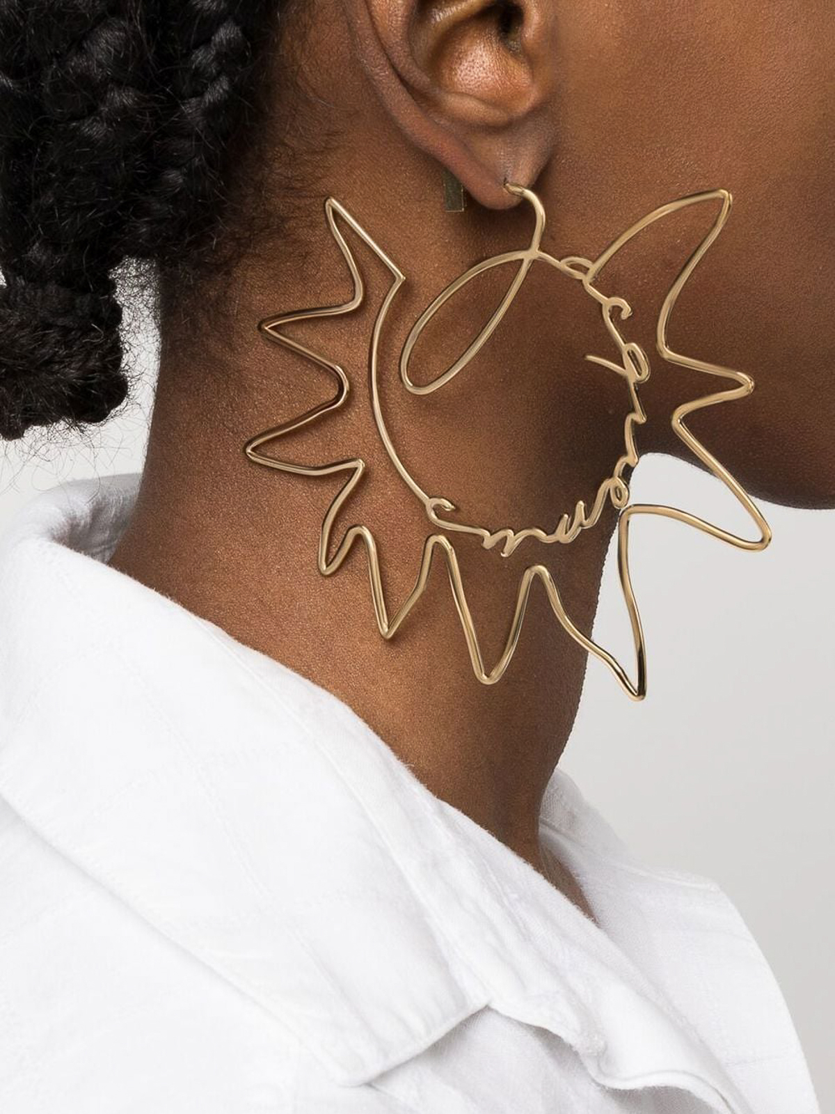 Jacquemus Les Boucles Sol ピアス-