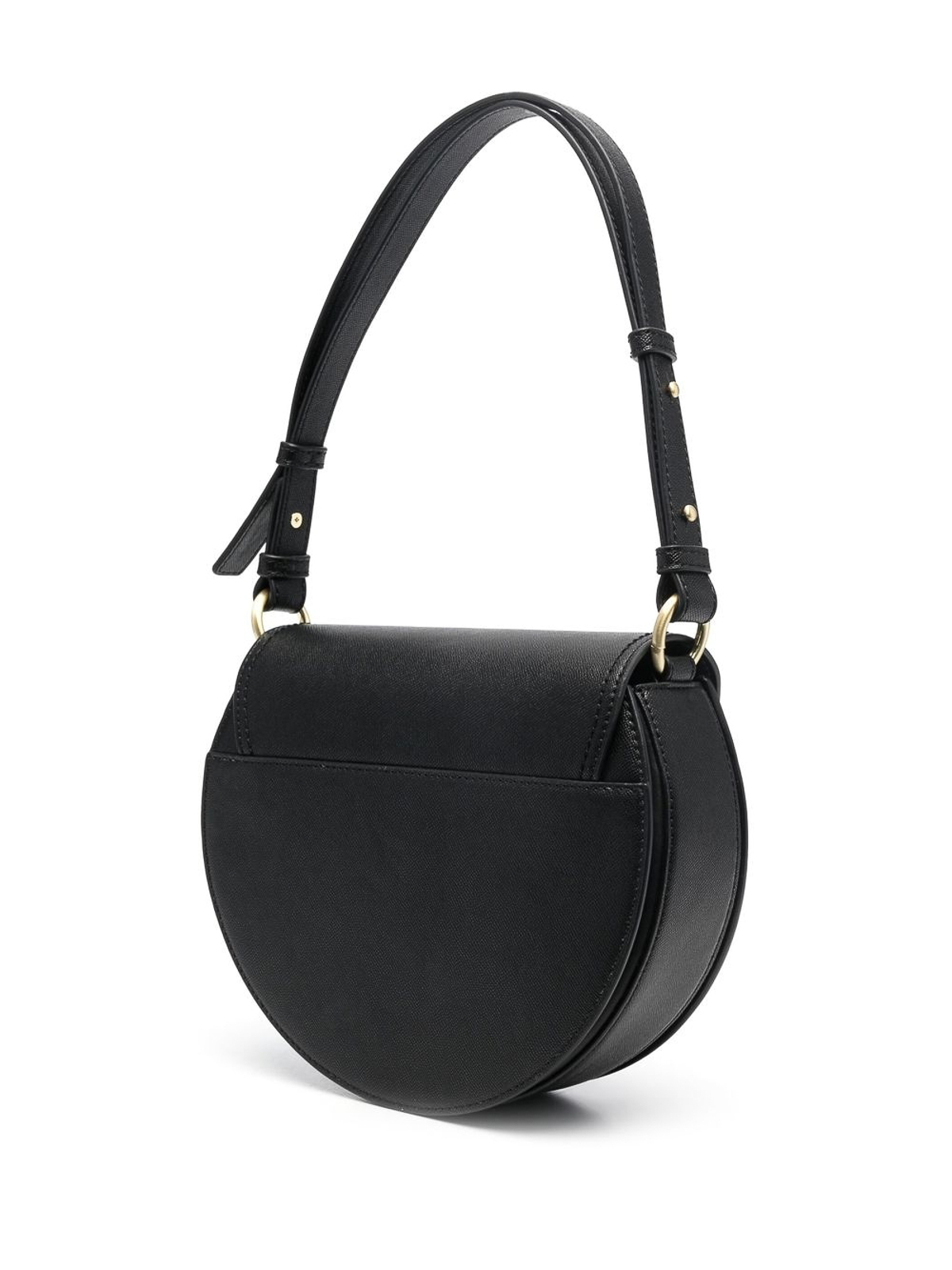 Just Cavalli ブラックレザー ショルダーバッグ Just Cavalli Shoulder