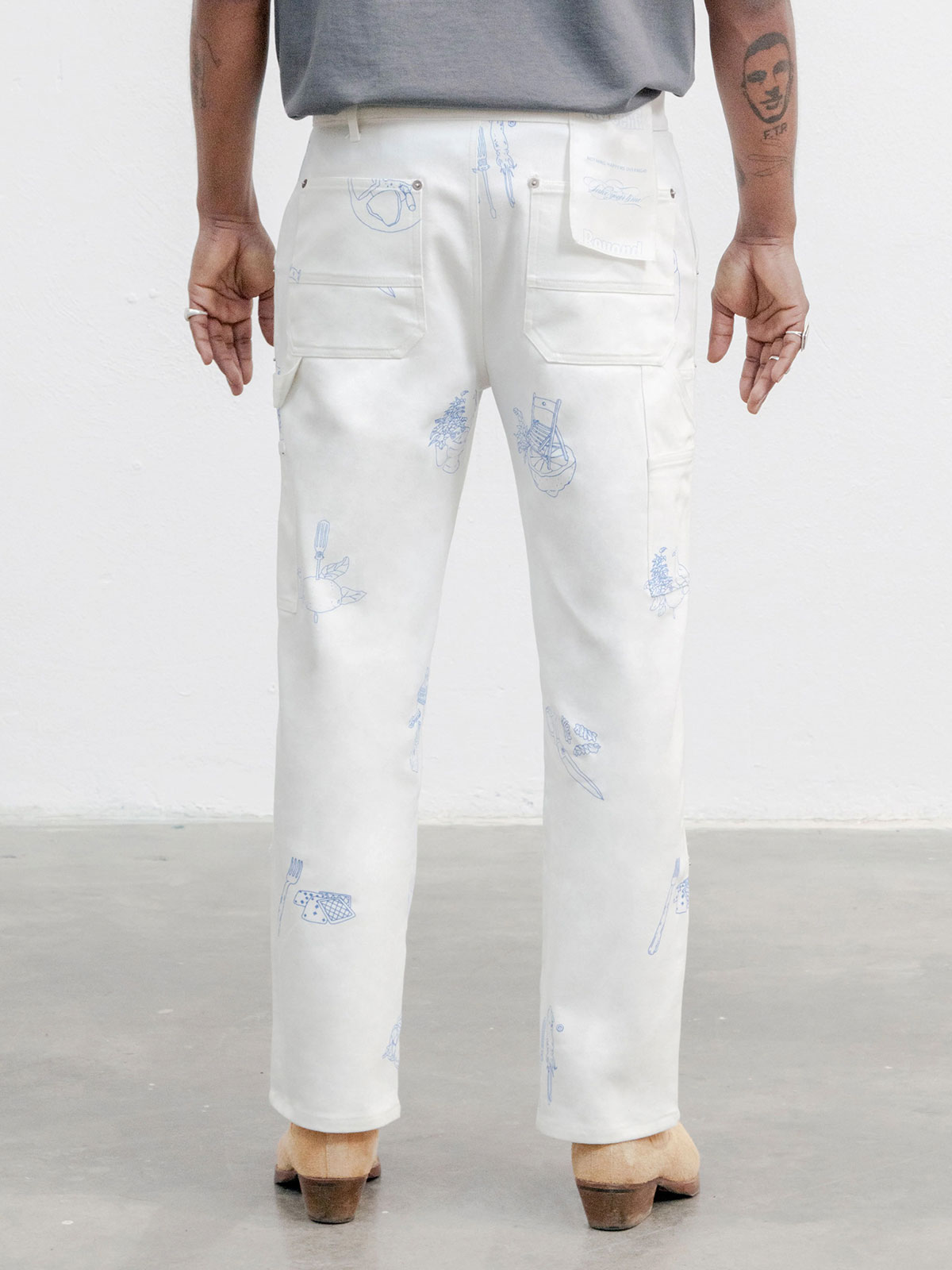 Shop Ascend Beyond Ceramica Carpenter Pants In Blanco