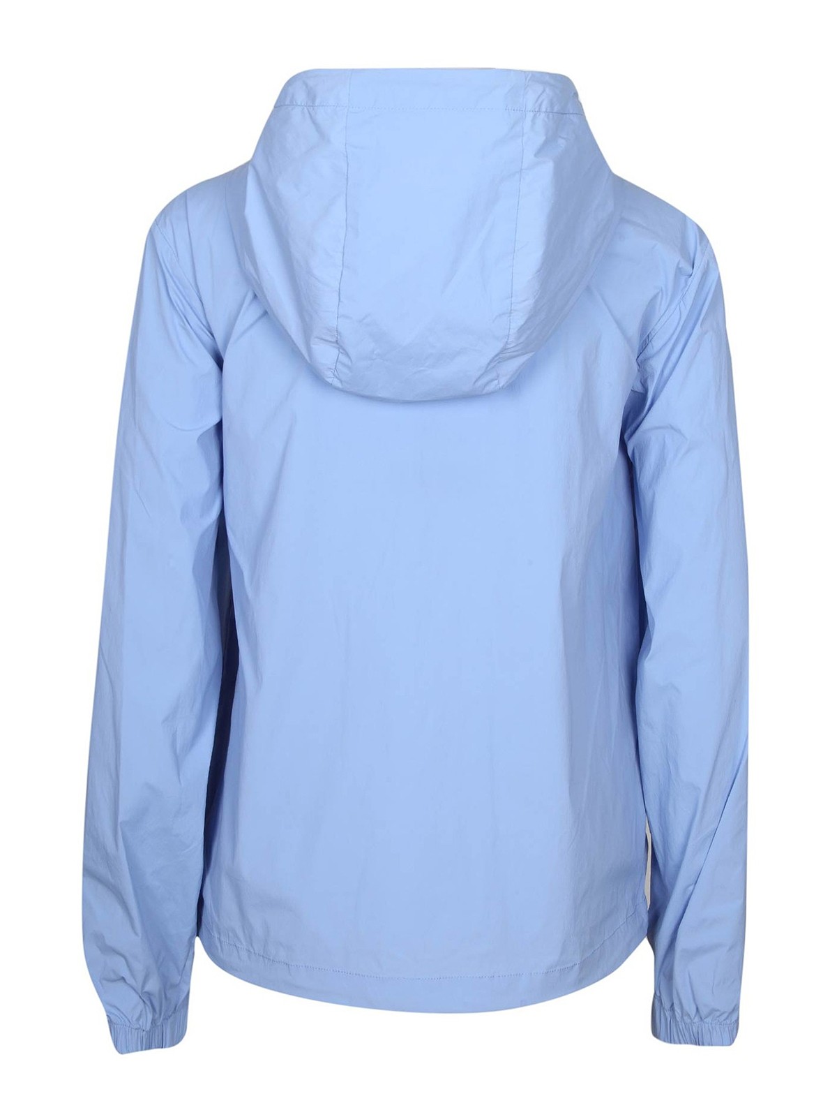 Shop Duvetica Falcucci Light Jacket With Hood In Light Blue
