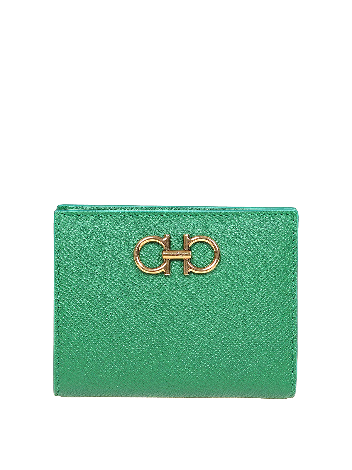 Salvatore Ferragamo  Gancini Mini Bag Emerald Green Leather