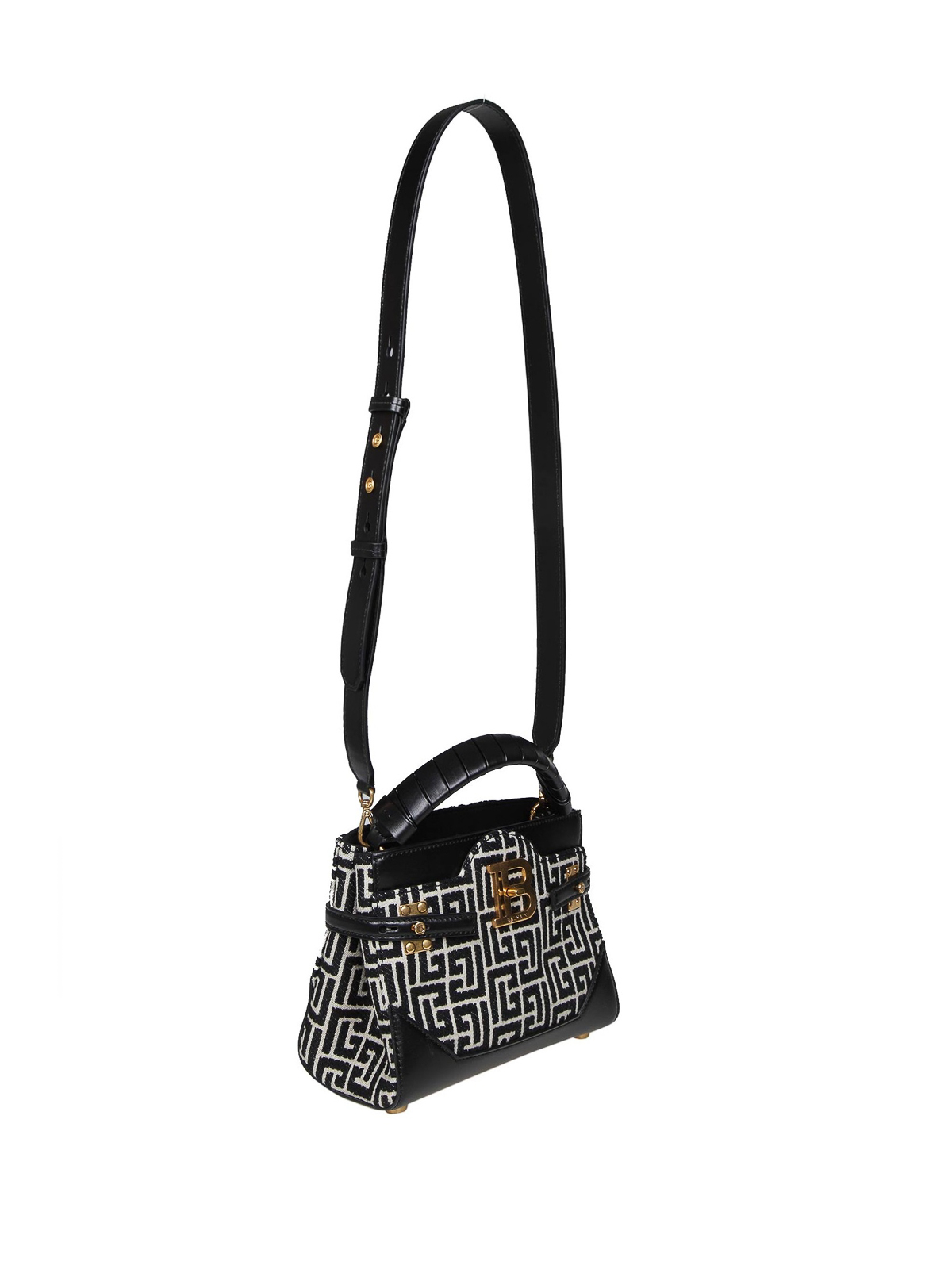 Balmain トートバッグ - 白 - ブラック|AN1DA797TJGHGFE