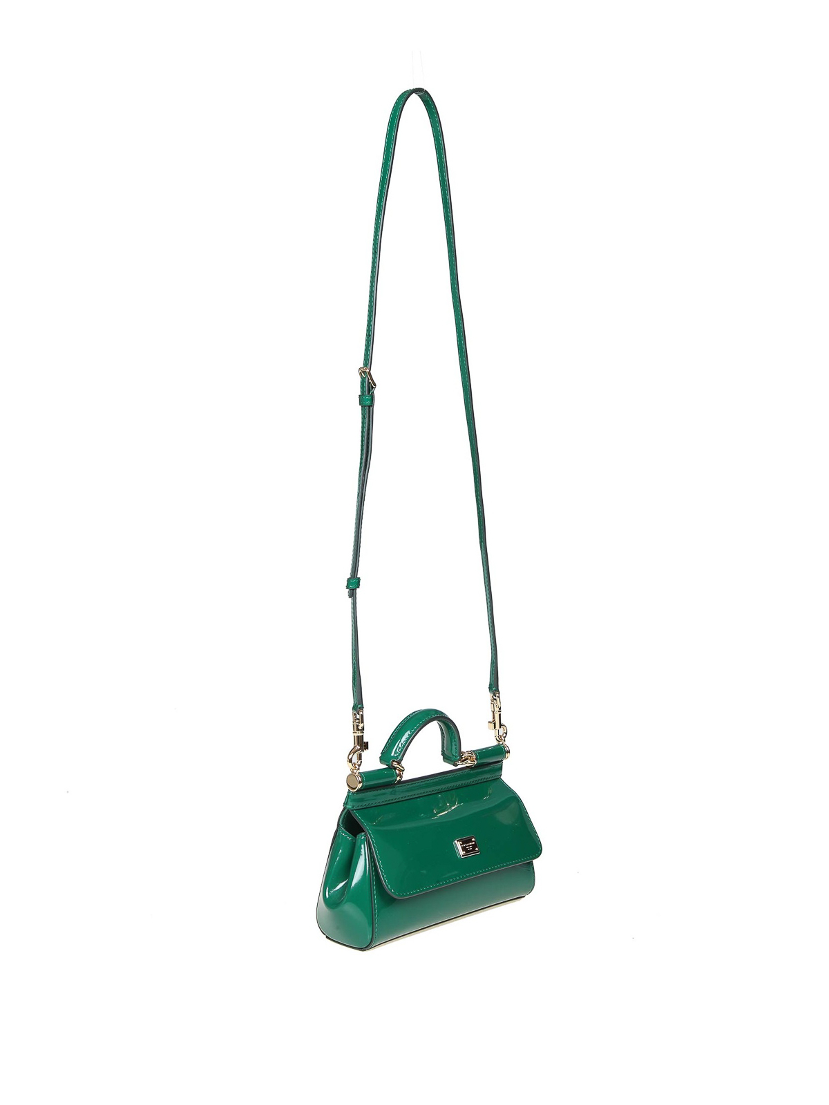 Totes bags Dolce & Gabbana - Small sicily bag in shiny calfskin