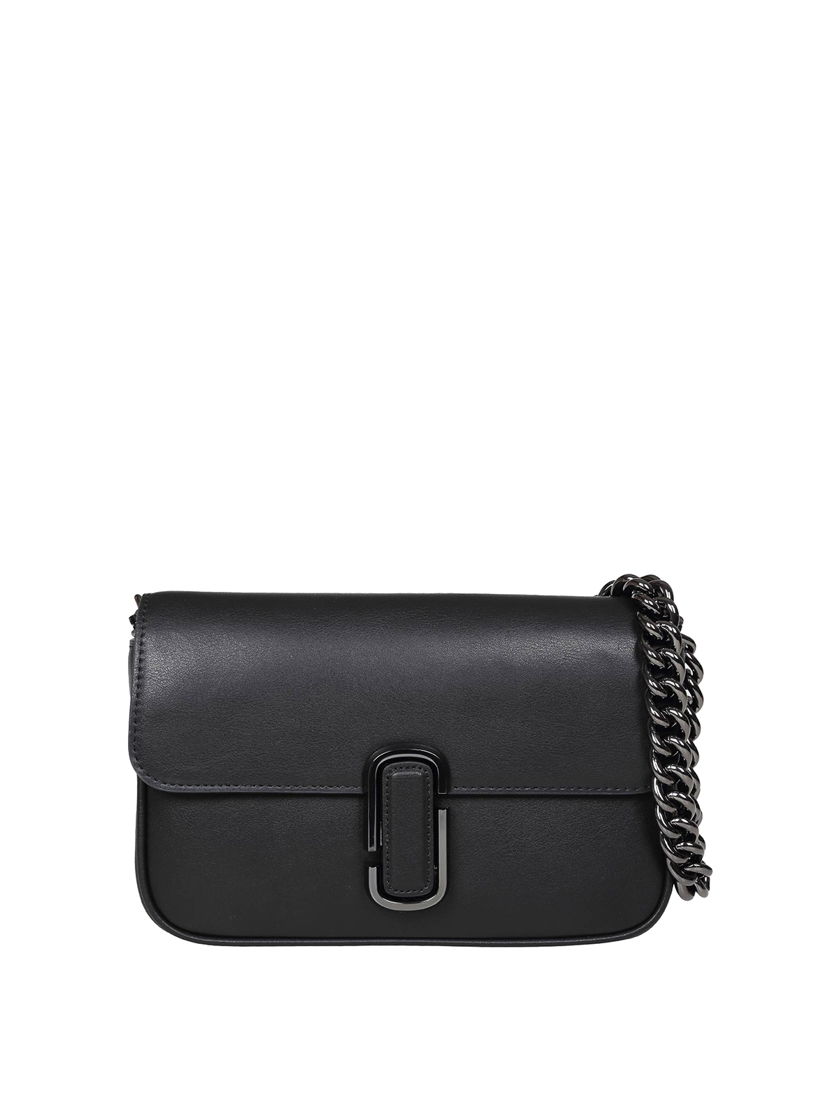 Marc Jacobs Leather Shoulder Bag In Black