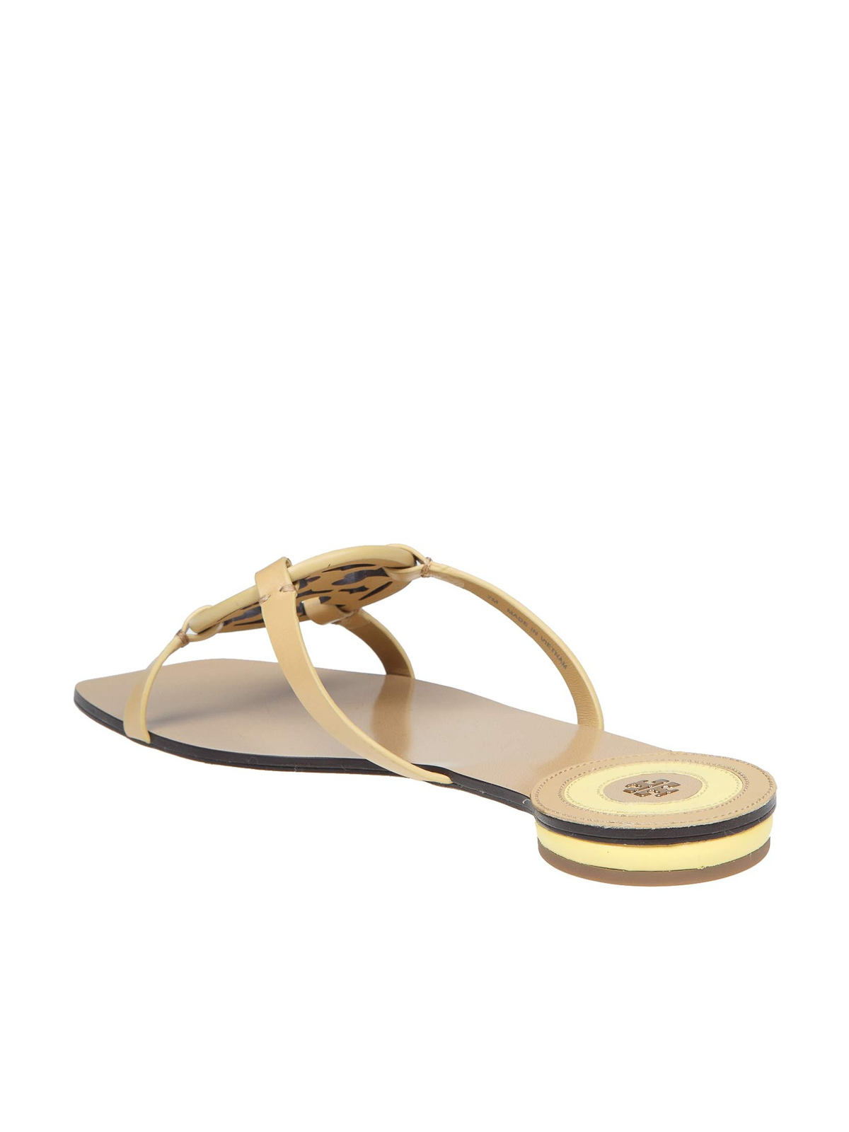 Sandals Tory Burch - Tory burch miller sandal in leather with logo