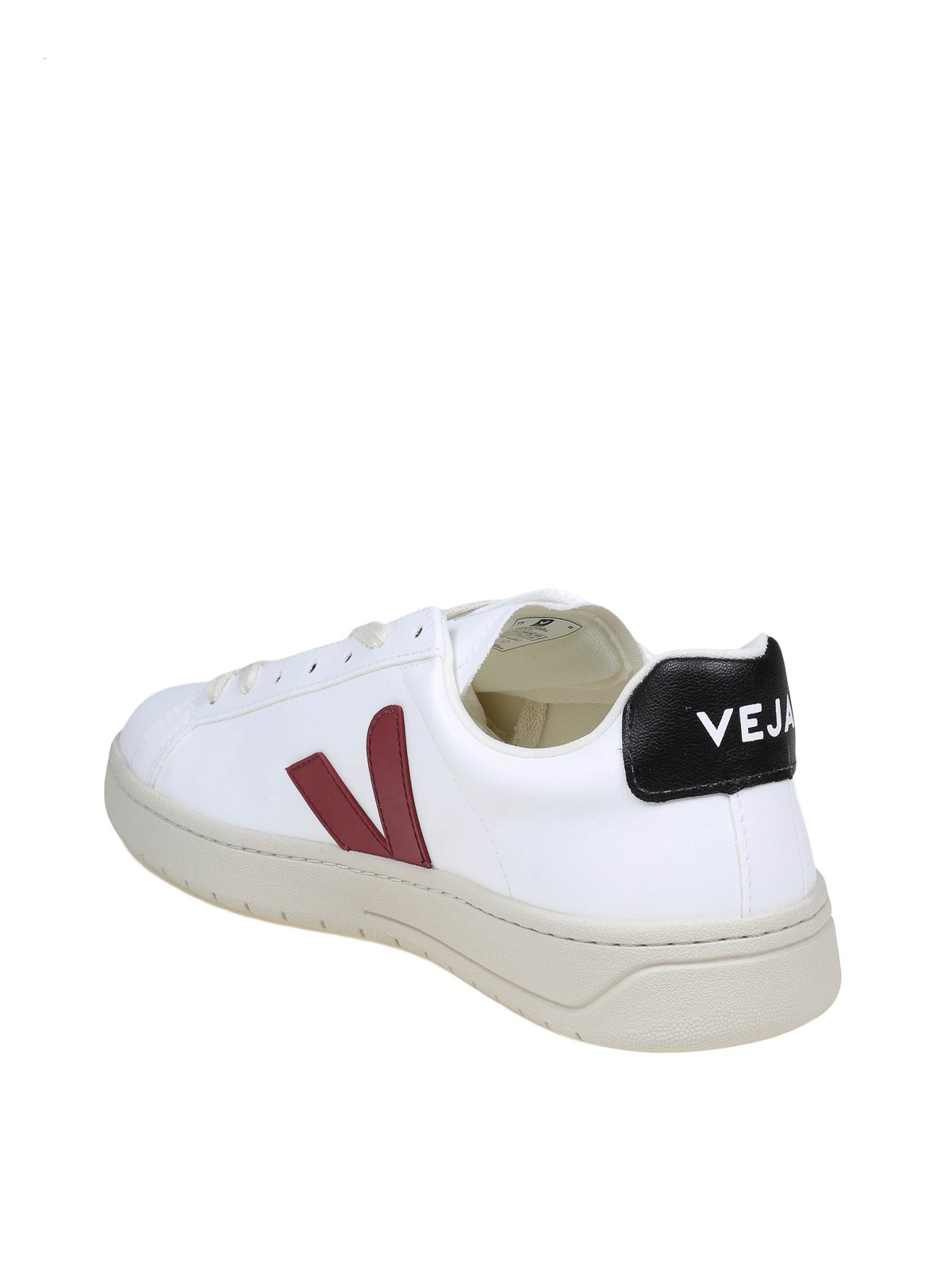 Shop Veja Urca Leather Sneakers In White