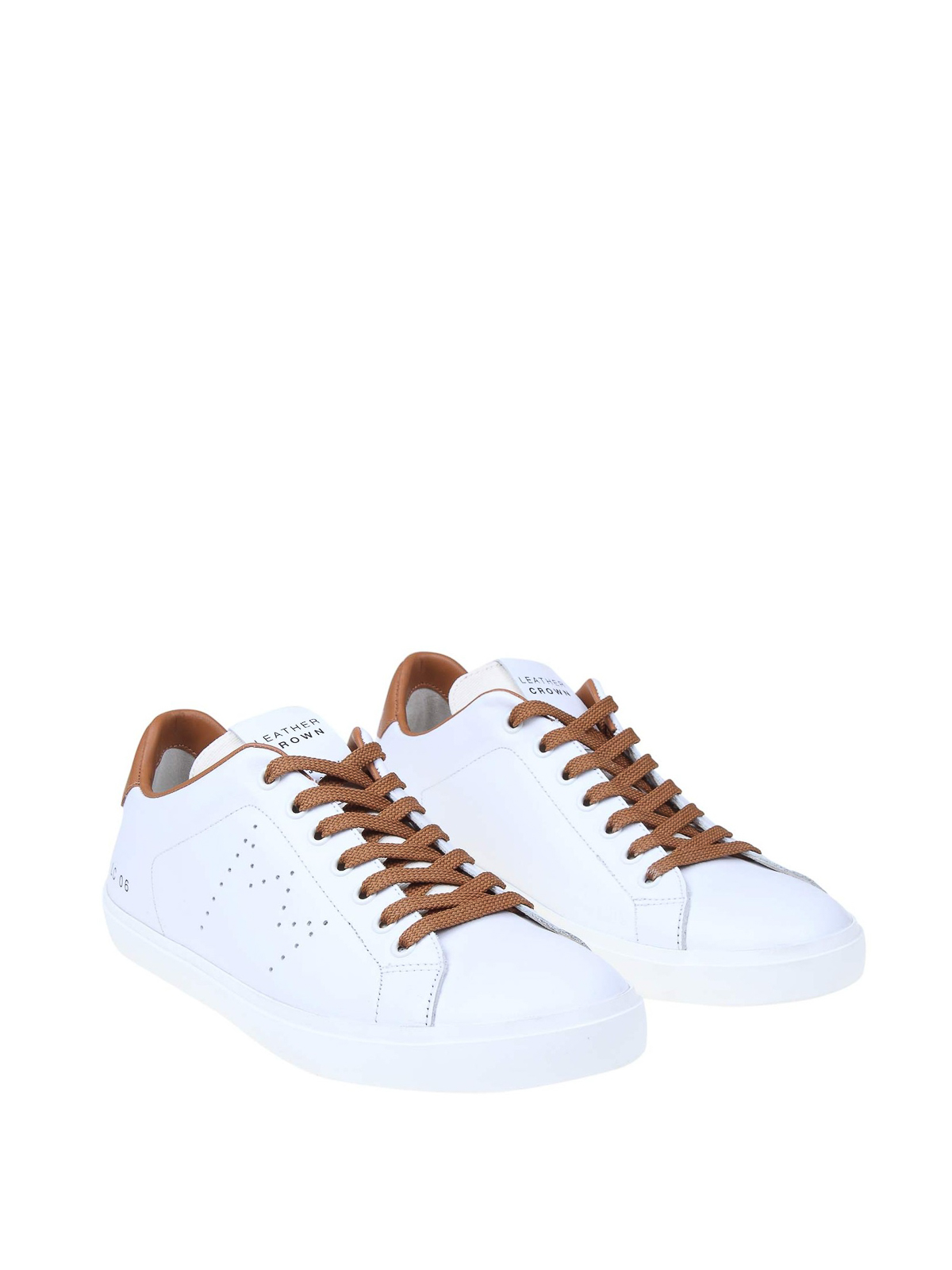 LEATHER CROWN Sneakers for Men | ModeSens