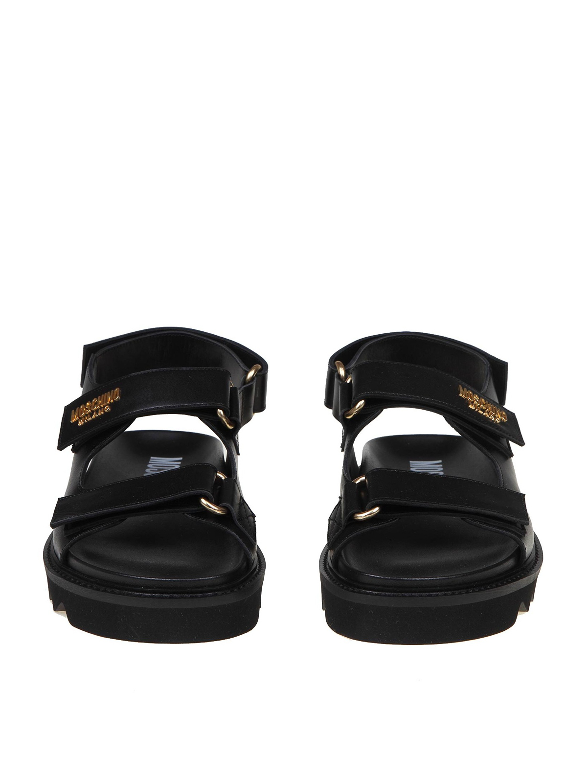 Moschino Moschino lou fussbett 50 sandal in black