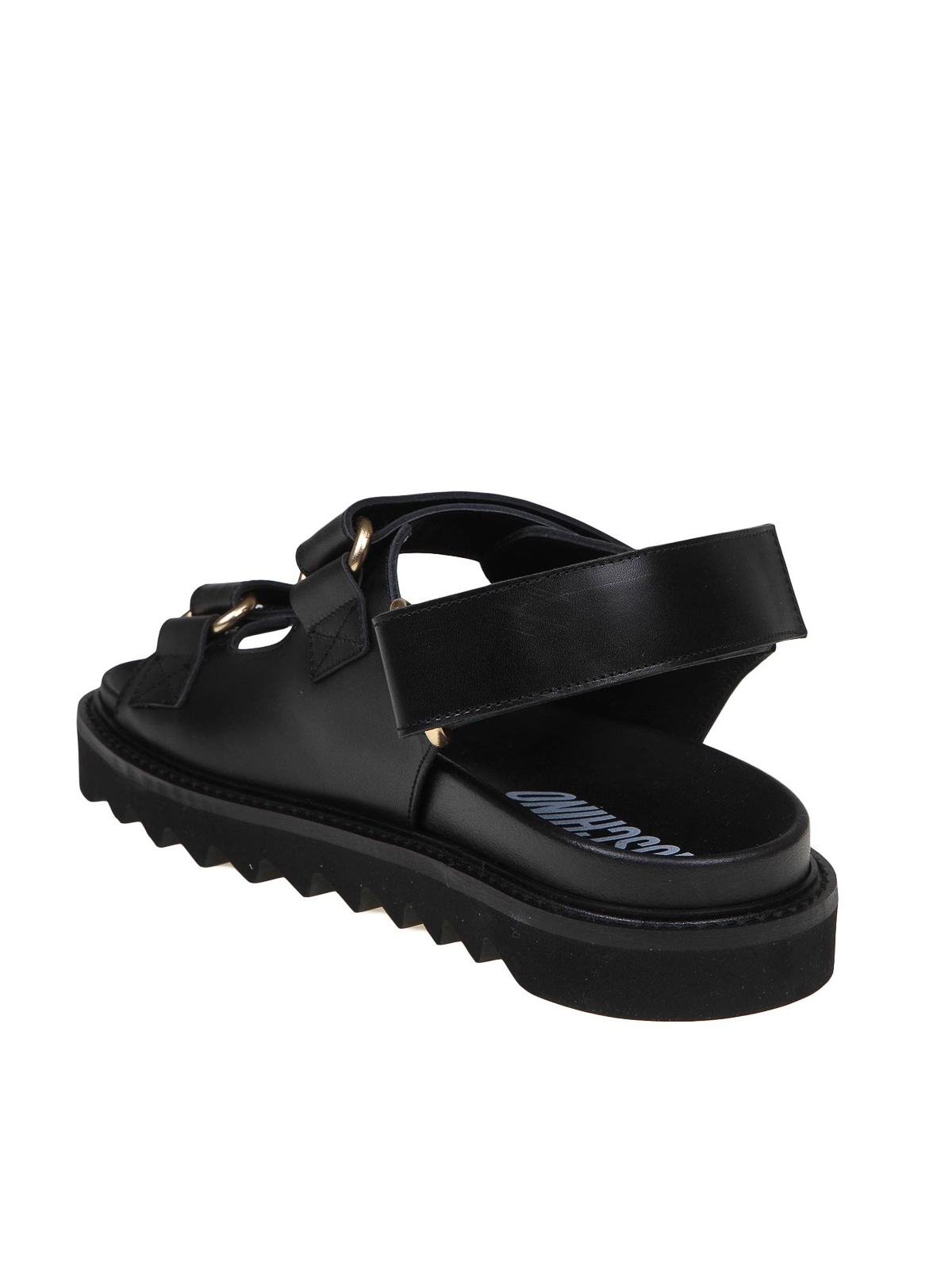 Moschino Moschino lou fussbett 50 sandal in black