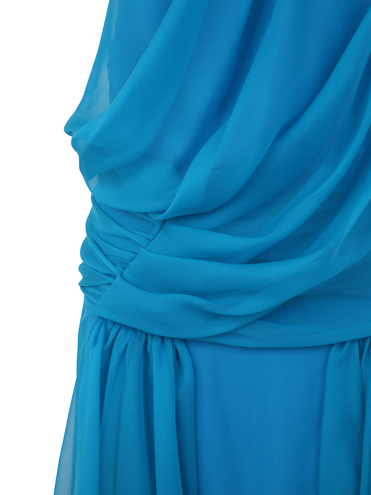 Shop Alberta Ferretti Vestido Midi - Azul