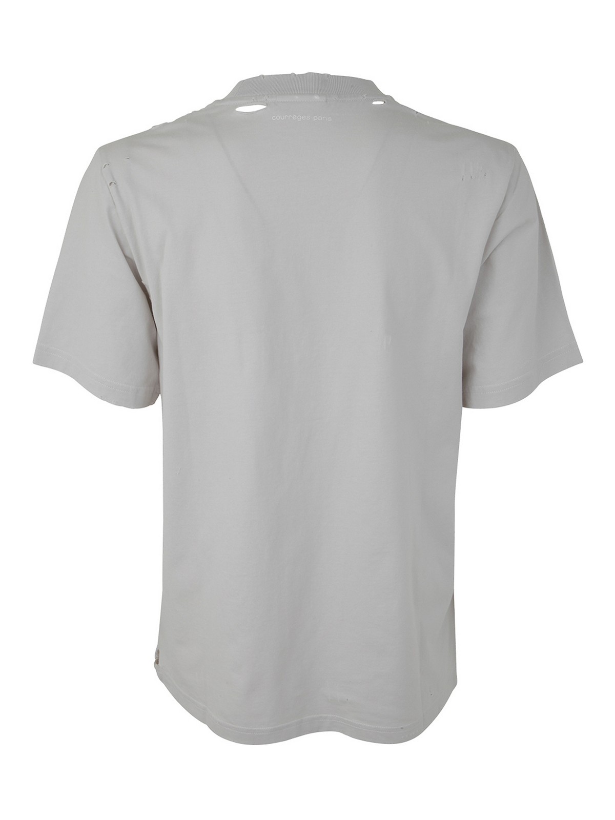 Shop Courrèges Camiseta - Blanco In White