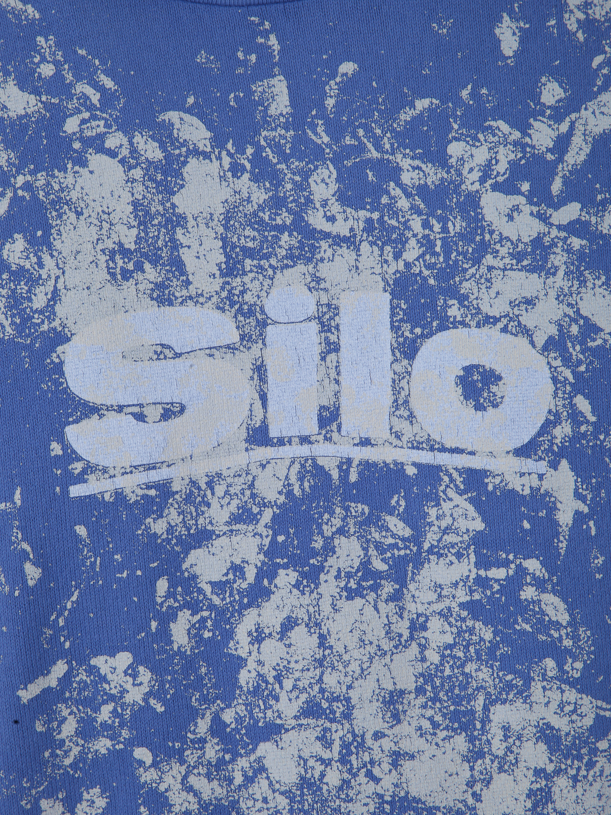 ERL Tシャツ 青 Blue ERL Unisex Stained Knit T-Shirt | SVD