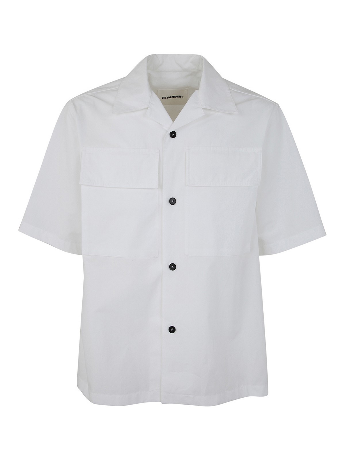 Shop Jil Sander Boxy Short Sleeve Shirt In White