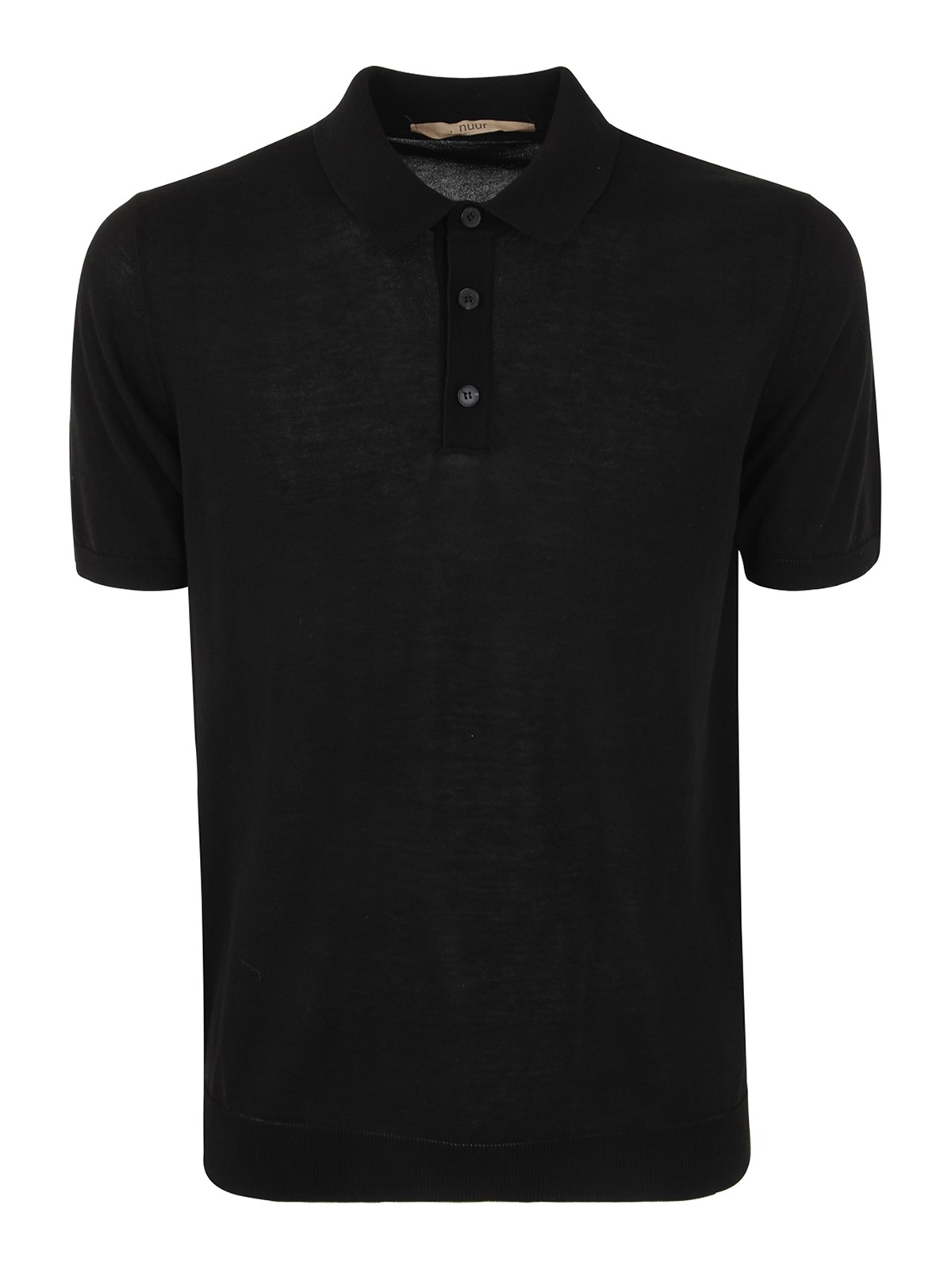 Nuur Short Sleeve Polo In Black