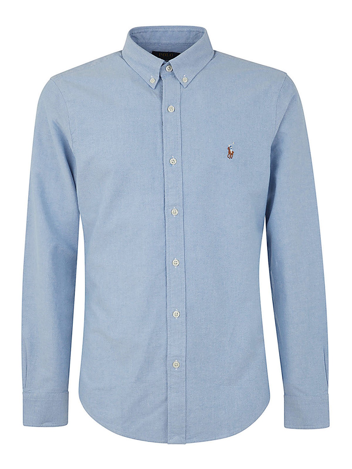 Shop Polo Ralph Lauren Sl Bd Ppc Sp Long Sleeve Sport Shirt In Blue