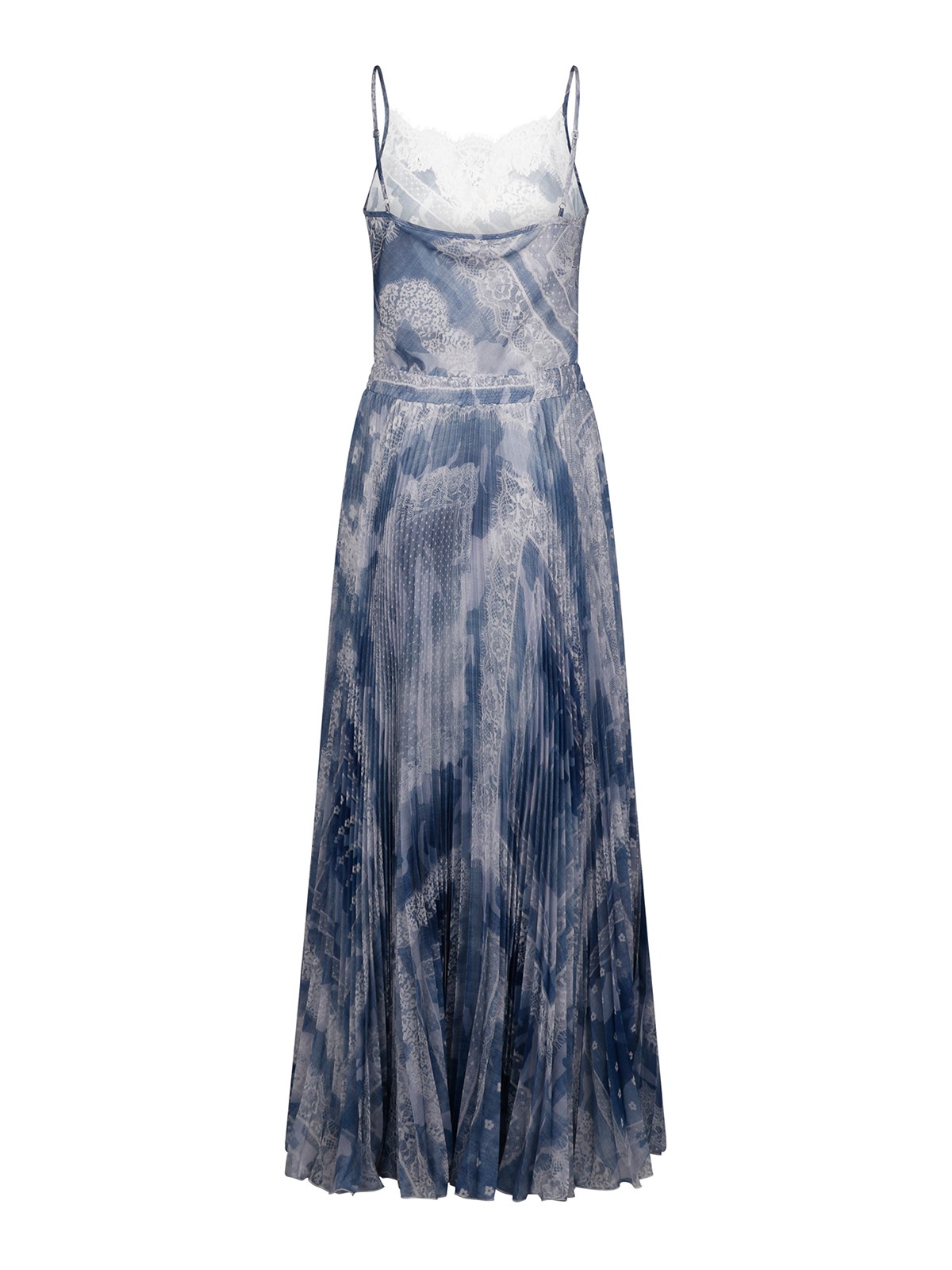 chinese dress ladies Midi bustier lace dress with tone-on-tone crystals