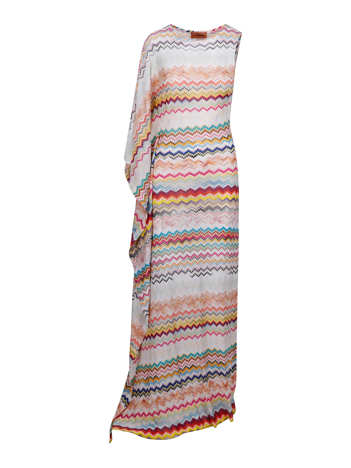 Maxi dresses Missoni Long one shoulder dress with zig zag pattern MC23SQ13BR00JISM8LL