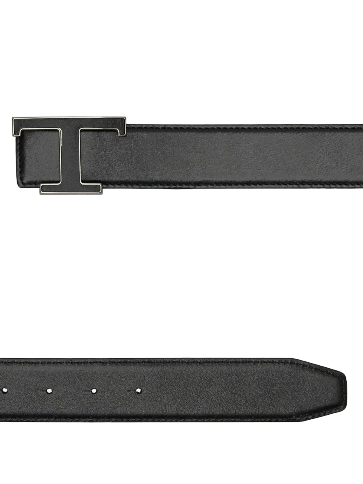 Shop Tod's Leather Belt In Black