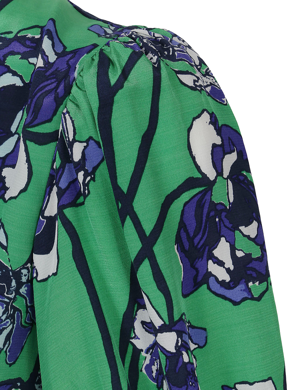Shop Diane Von Furstenberg Vestido En Crepé In Green