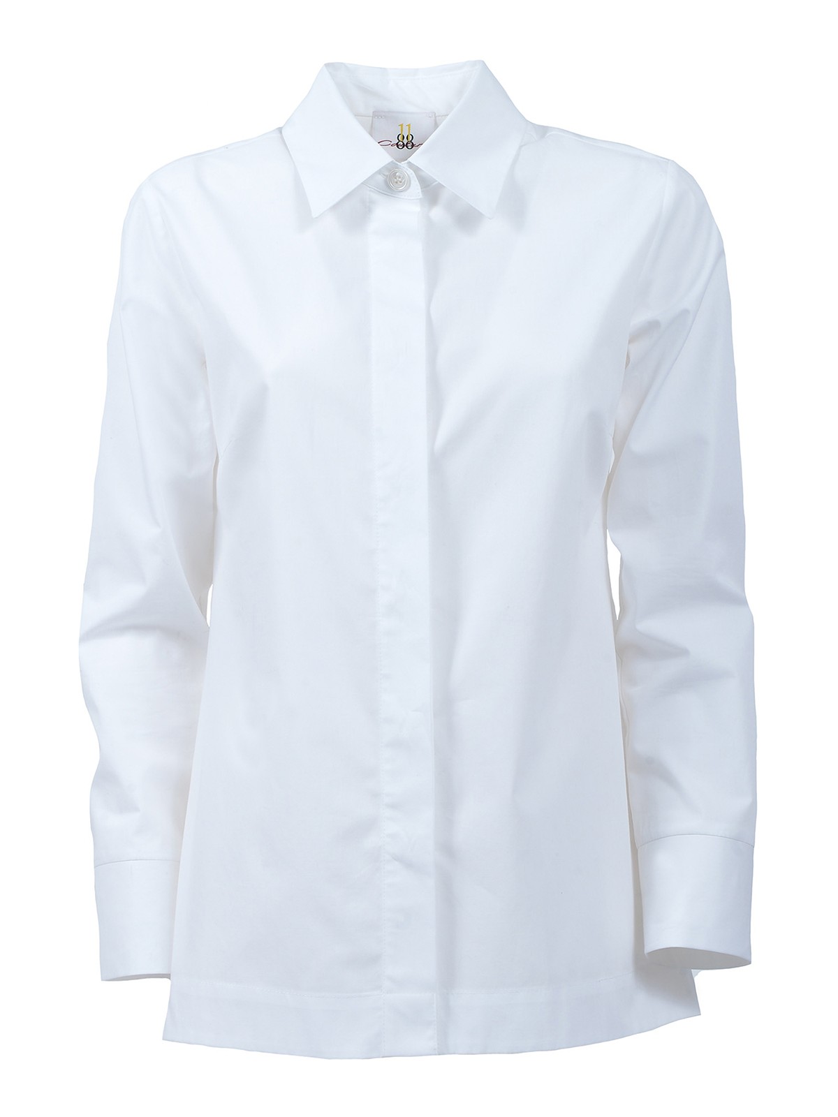 Eleven88 Cotton Shirt In White