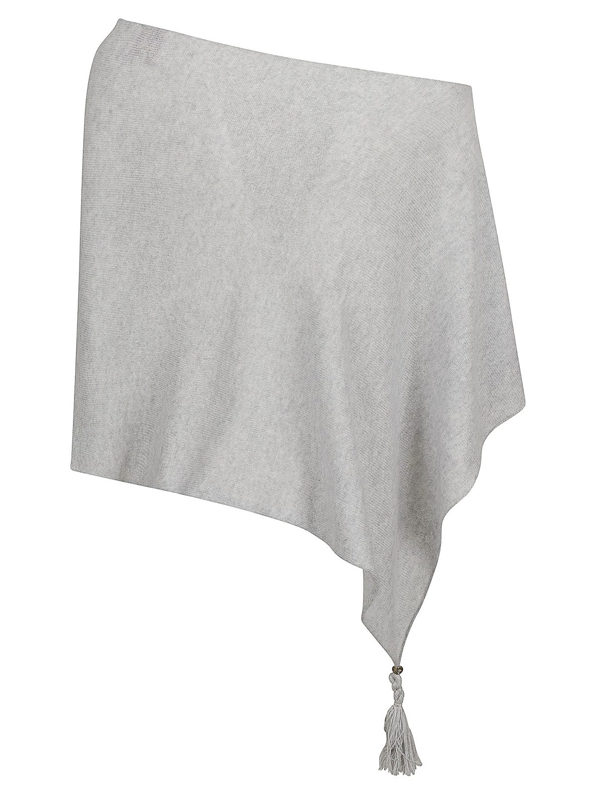 Shop Eleven88 Cashmere Poncho In Light Grey