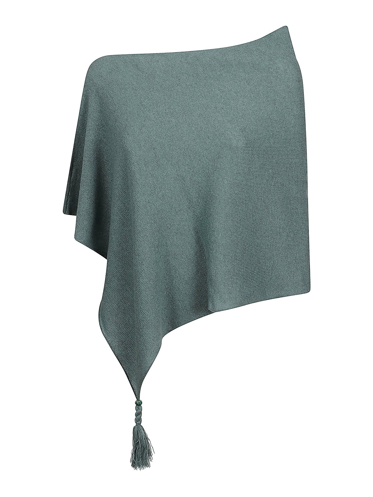 Eleven88 Cashmere Poncho In Light Green
