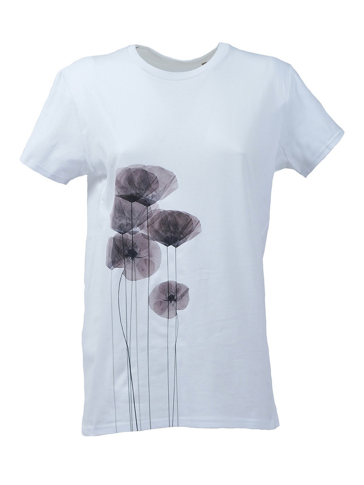 Eleven88 Flower Print T-shirt In White