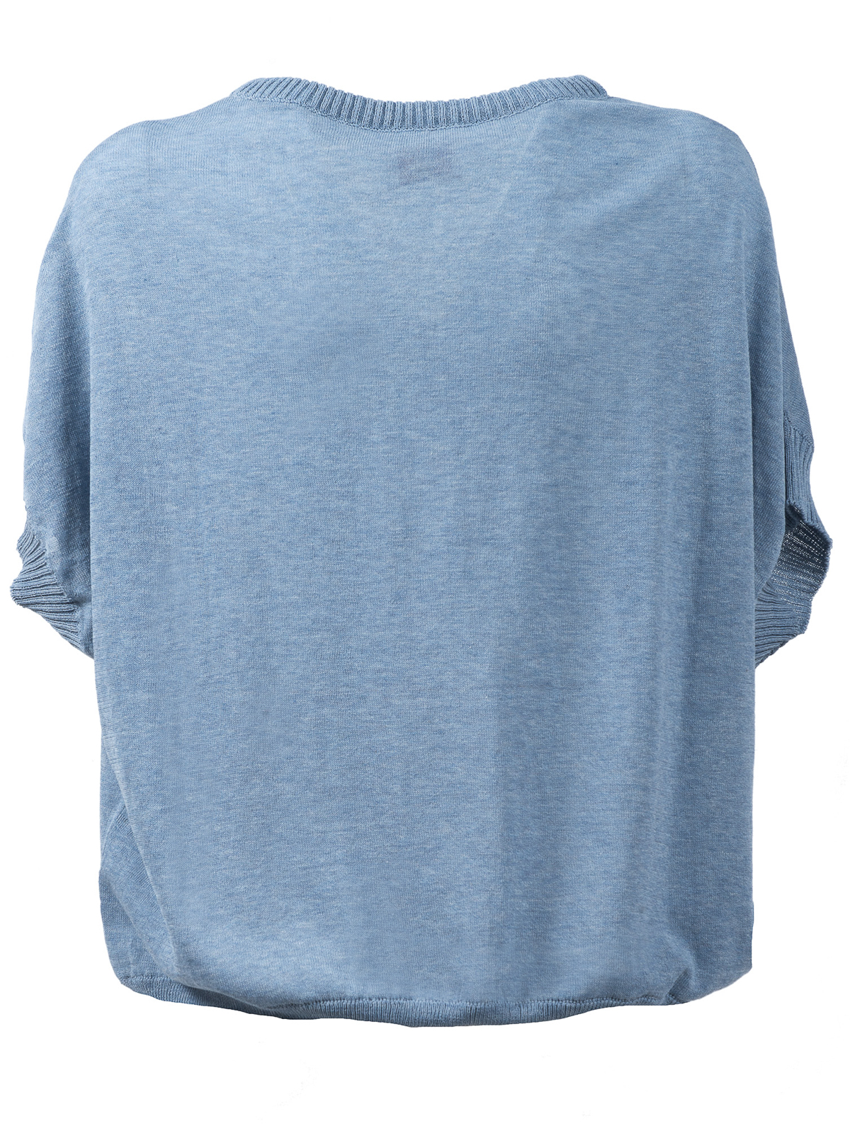 Shop Eleven88 Cotton Short Sleeves Crewneck In Azul Claro