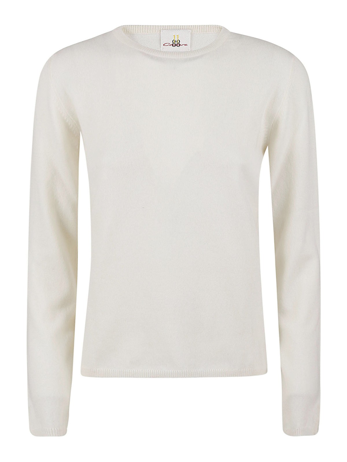 Eleven88 Cashmere Lap Sweater In White