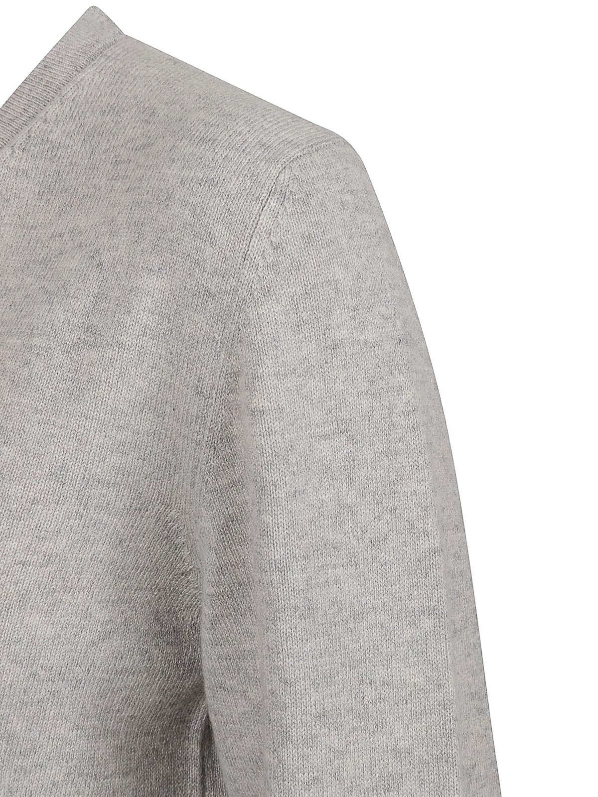 Shop Eleven88 Suéter Con Cuello De Pico In Light Grey