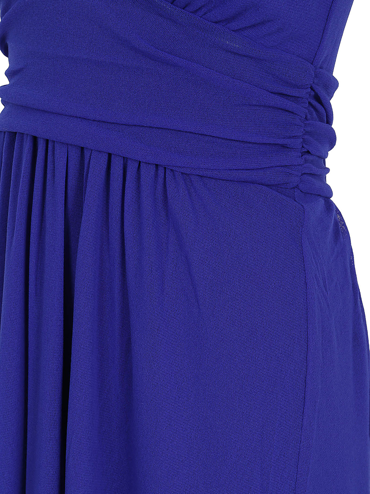 Shop Fuzzi Dress In Blue