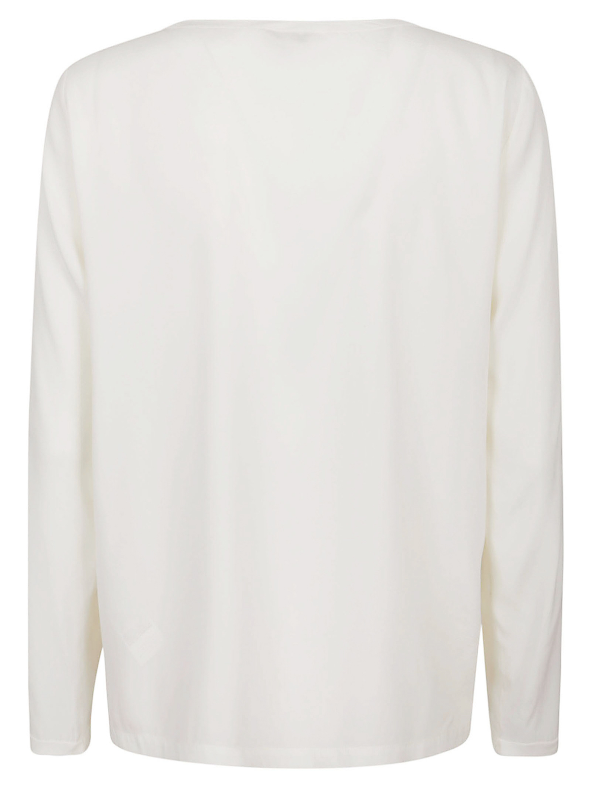 Shop Her Silk Stretched T-shirt In White