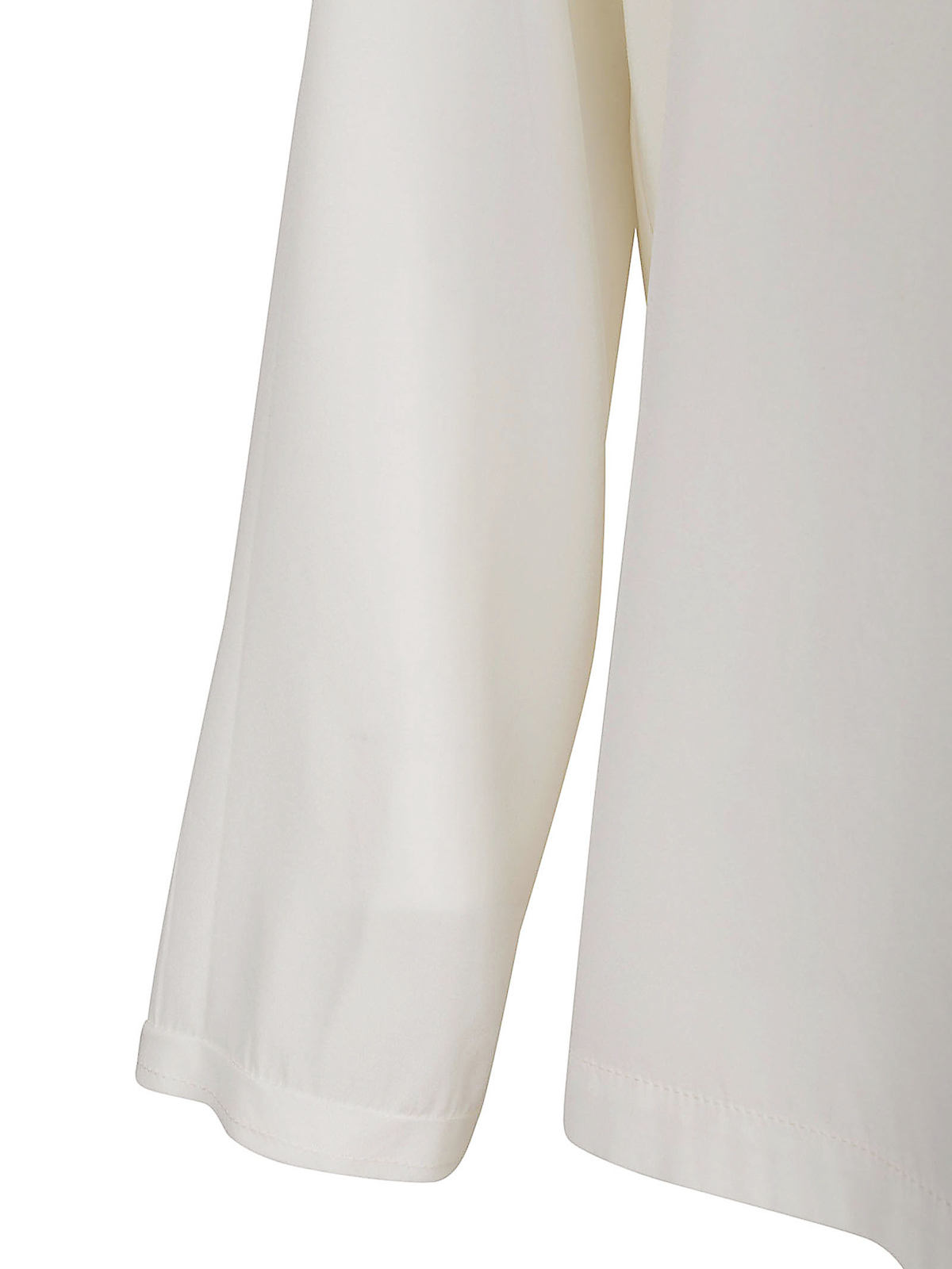 Shop Her Silk Stretched T-shirt In White