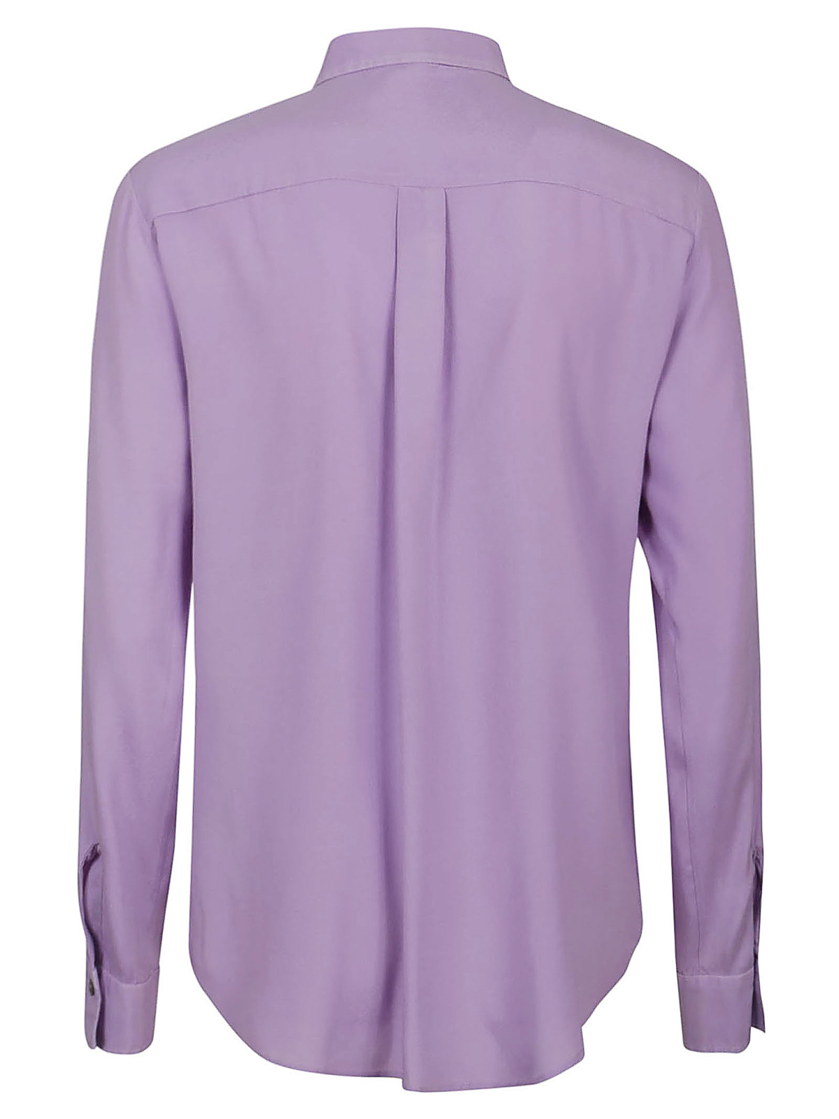 Shop Her Silk Shirt In Púrpura Claro
