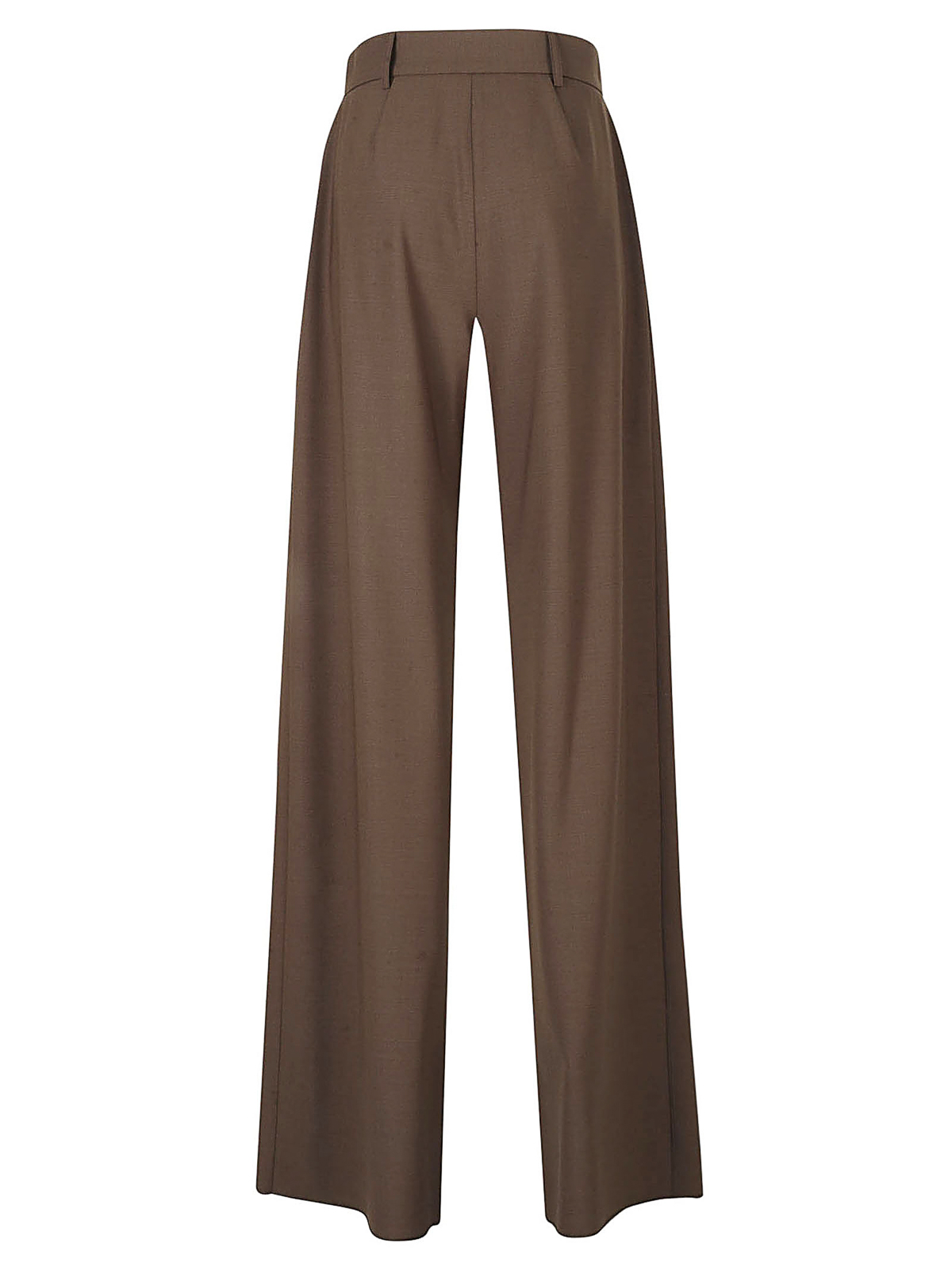 Shop Malo Trousers With Pleats In Brown