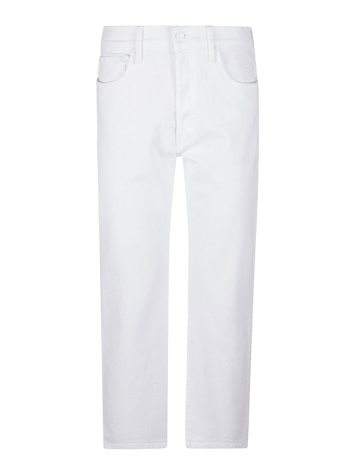 Shop Mother The Ditcher Crop Jeans In White