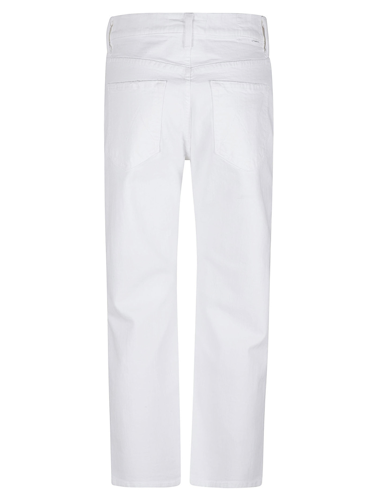 Shop Mother The Ditcher Crop Jeans In White