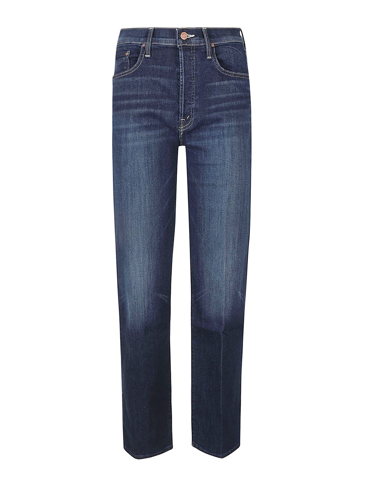 Mother The Rambler Ankle Jeans In Light Wash