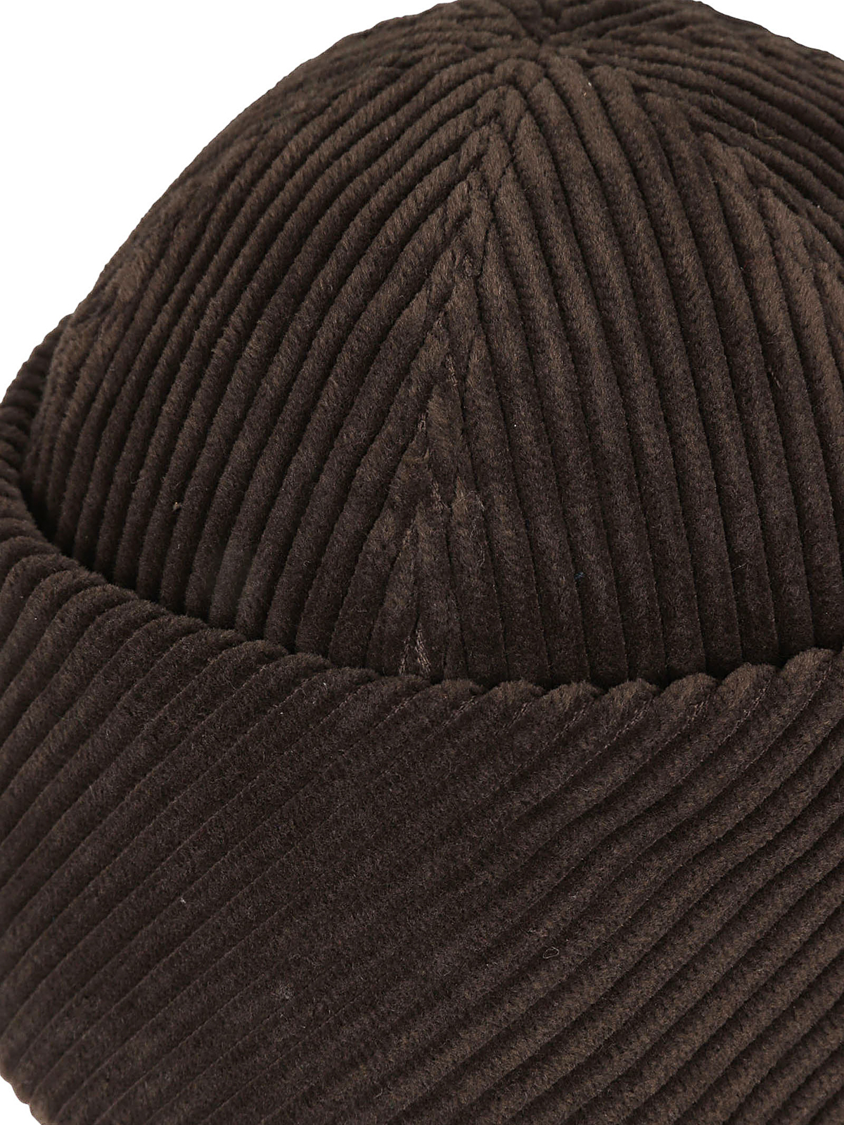 Shop Anthonypeto Velvet Hat In Brown