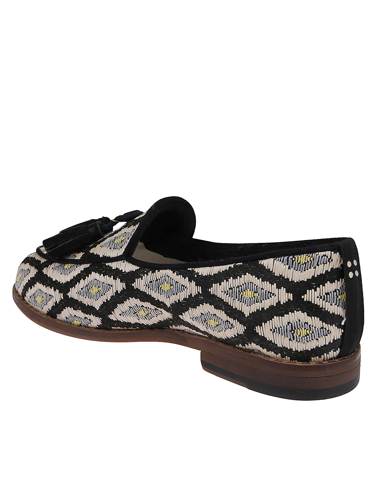 Shop Dotz Fabric Loafer In Multicolour