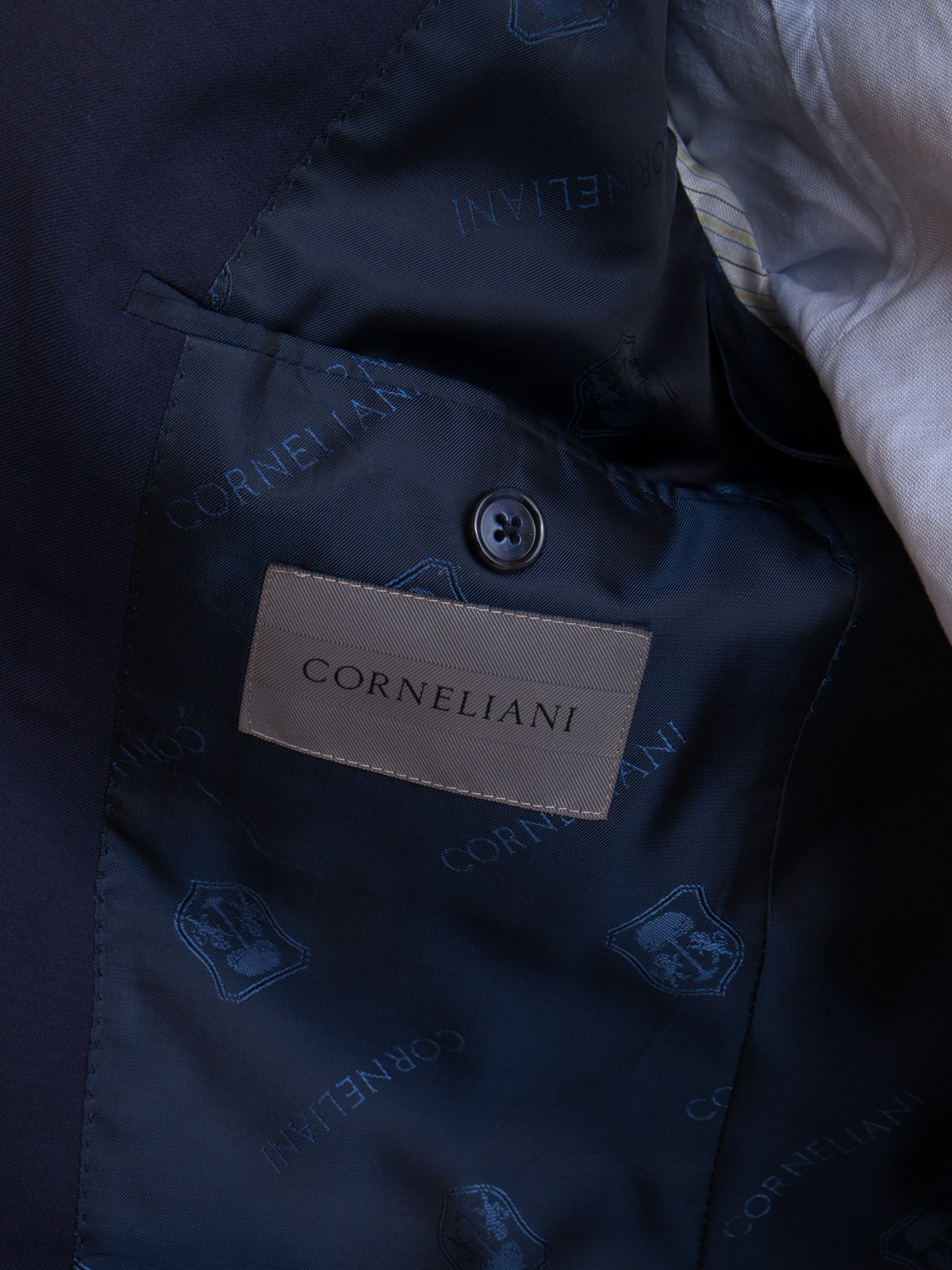 Shop Corneliani Blazer In Blue