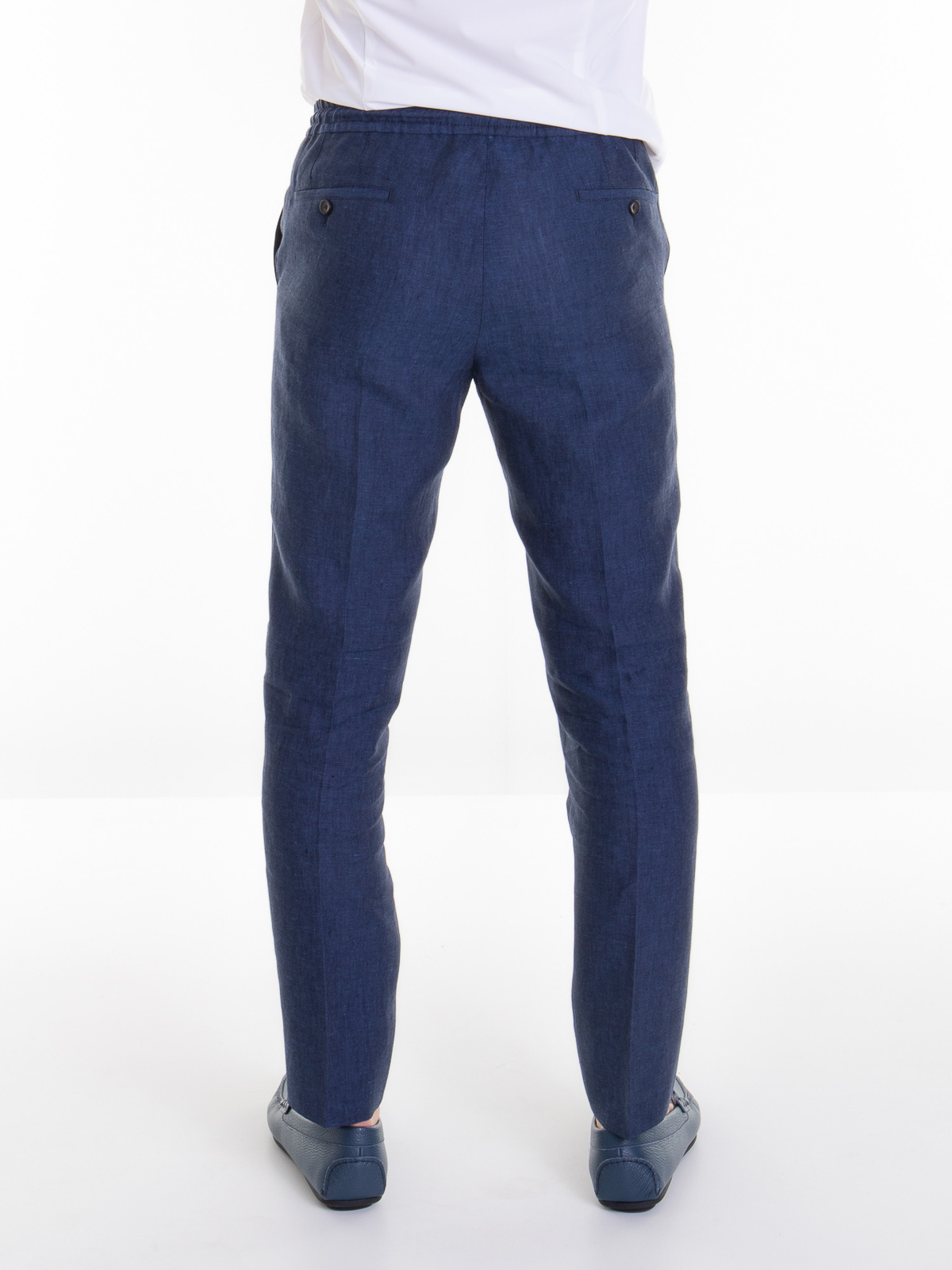 Shop Corneliani Pants In Blue