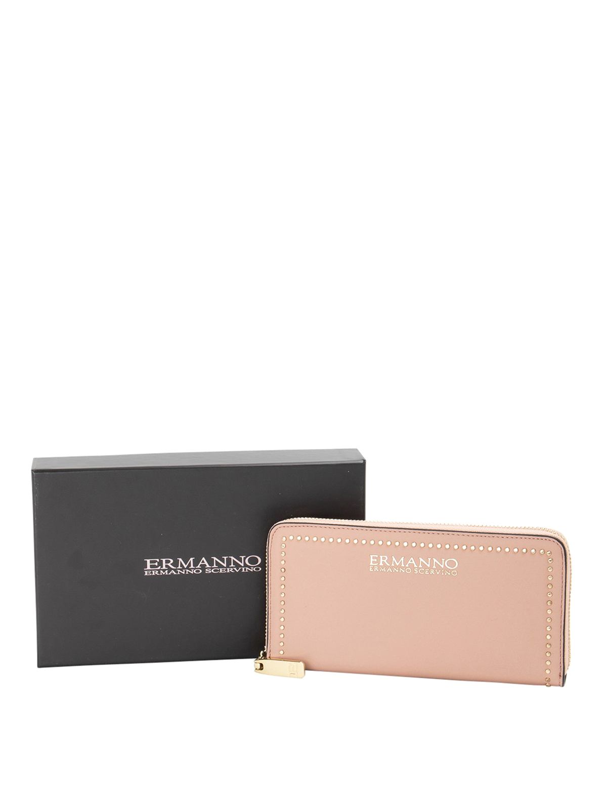 Shop Ermanno By Ermanno Scervino Wallet In Nude & Neutrals
