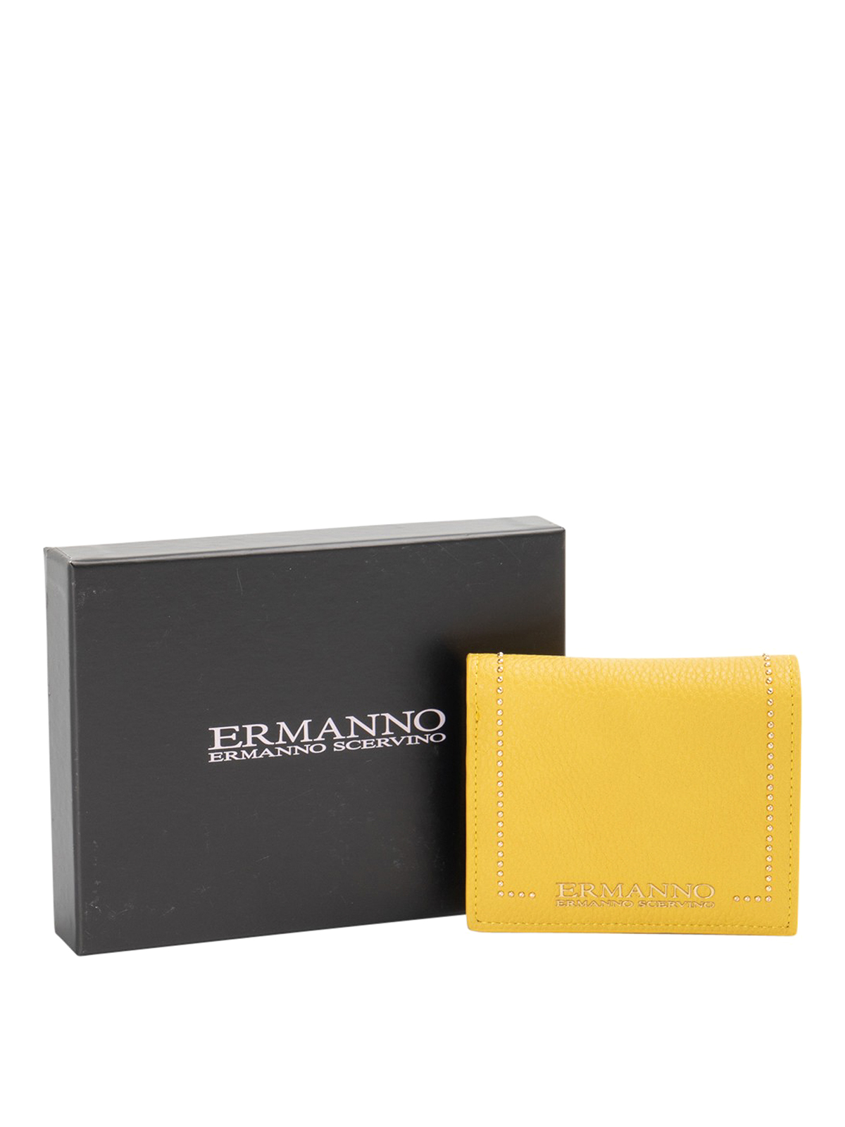 Shop Ermanno By Ermanno Scervino Carteras Y Monederos - Logotipo In Yellow