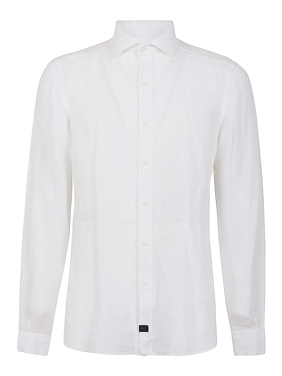 Fay Linen Shirt In White