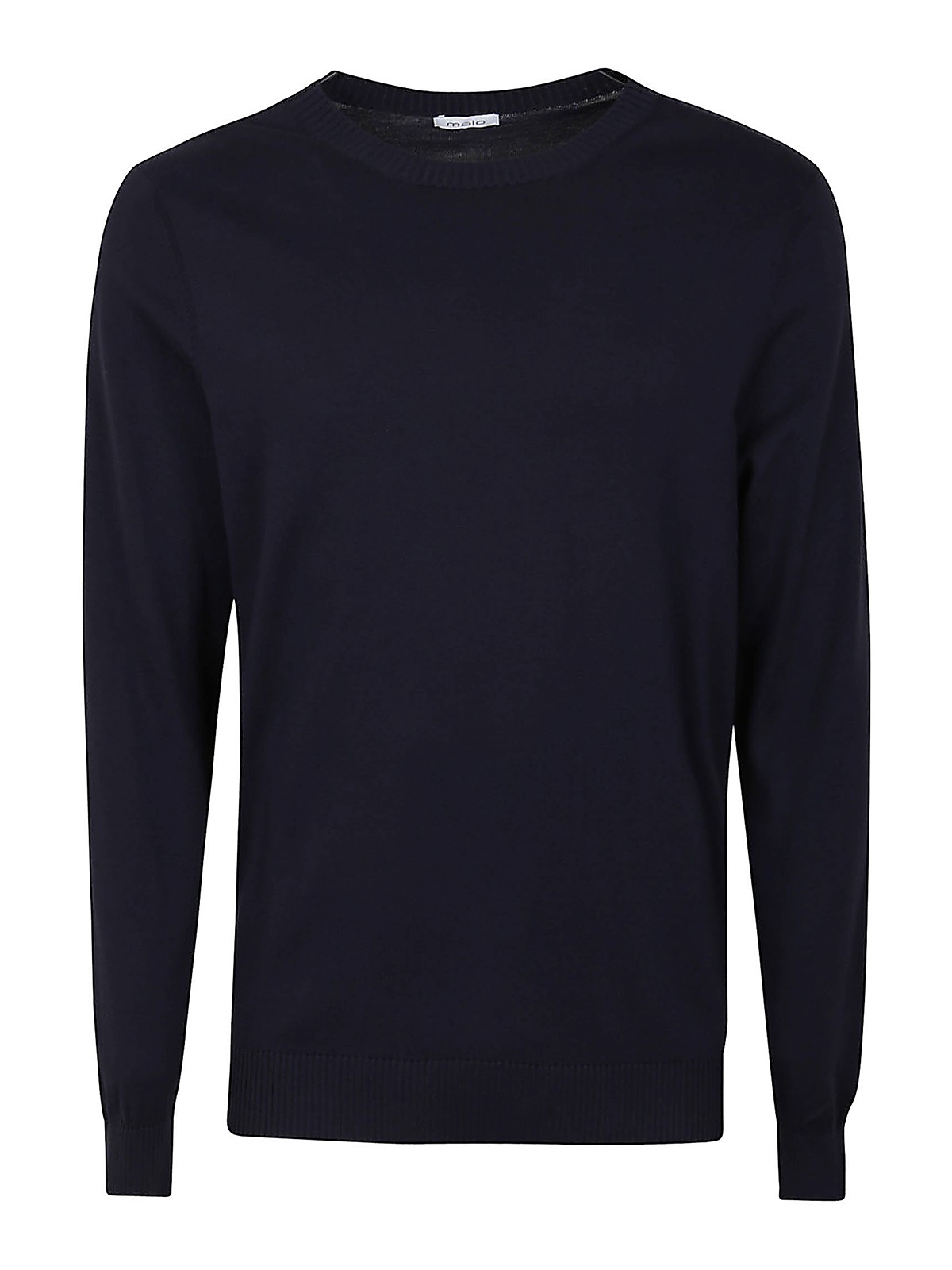 Shop Malo Round-neck Sweater In Blue