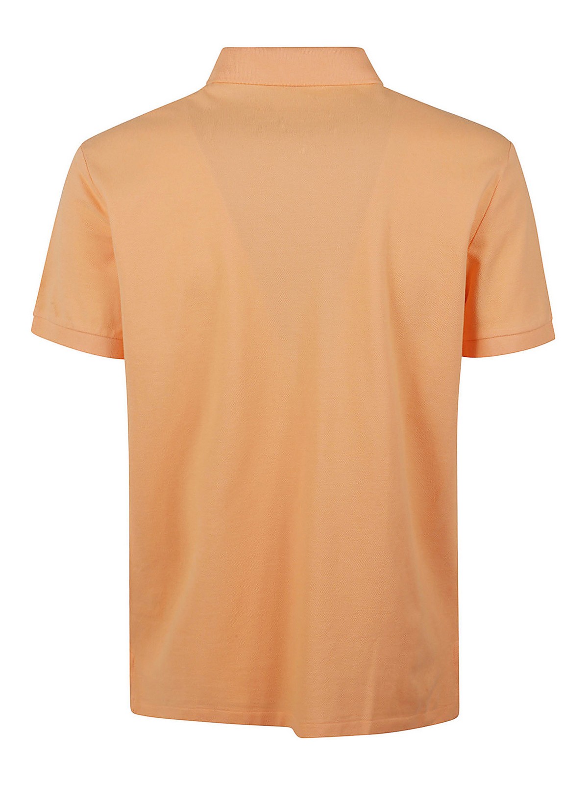 Shop Polo Ralph Lauren Cotton Polo Shirt In Orange