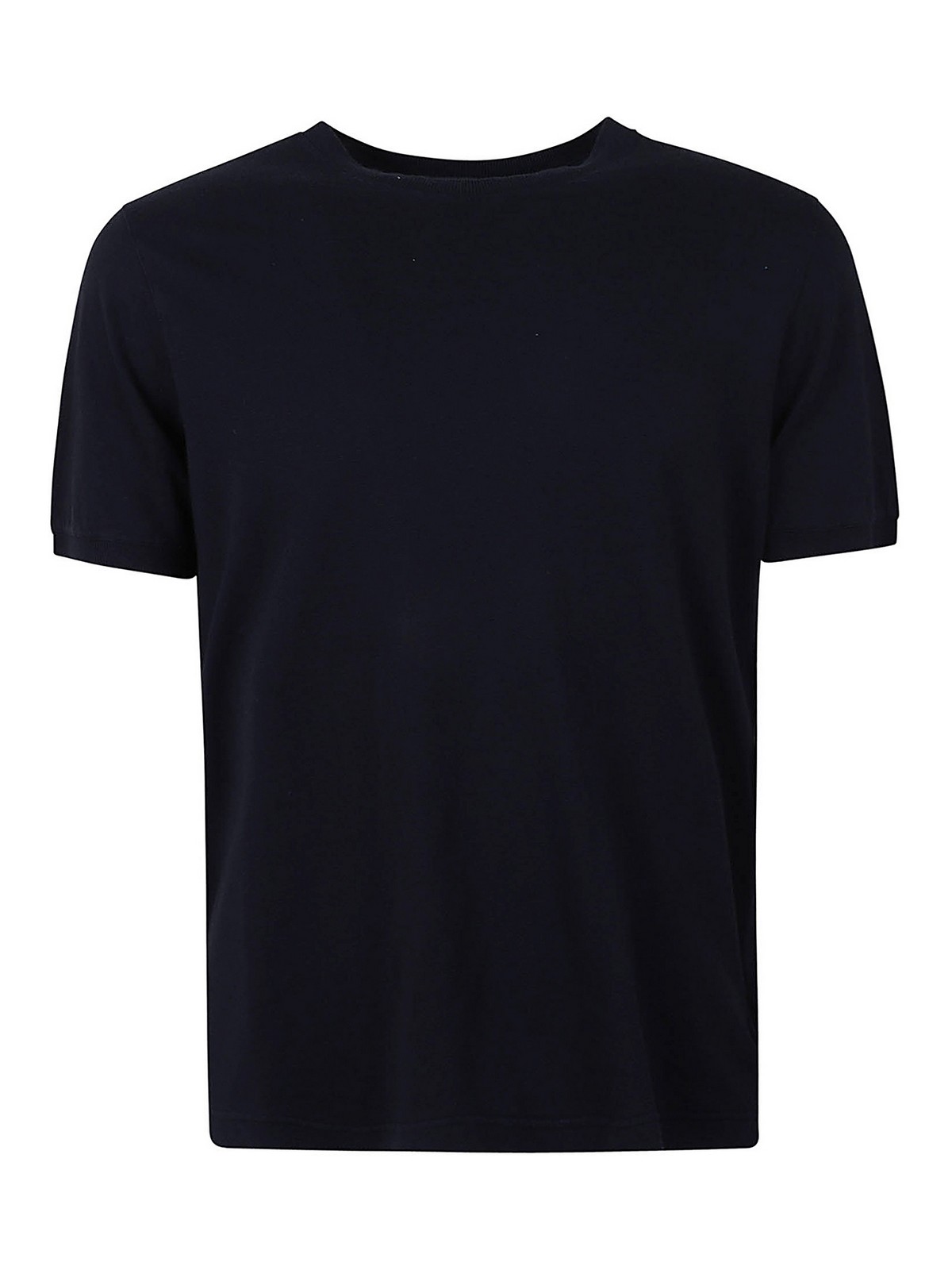Shop Zanone T-shirt In Dark Blue